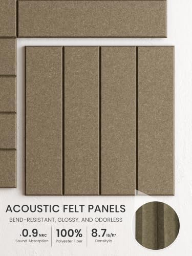 Bumusty 48" x 36" Large Cork Board Alternative, Olive Brown - Image 3
