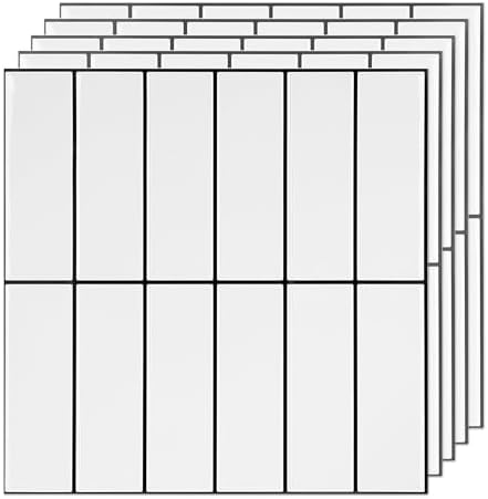 Select 5 Pack Peel and Stick Backsplash Square Tiles, 12x12 in by selectlighting