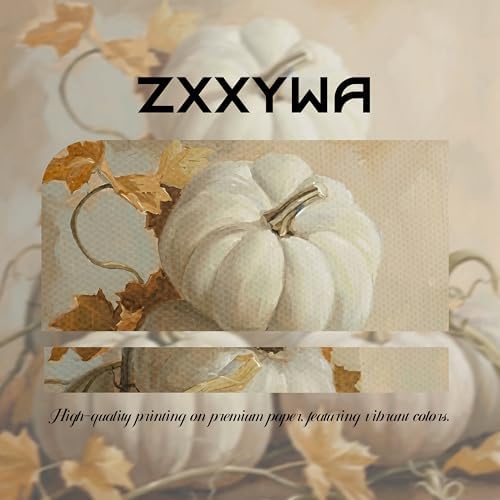 Framed Vintage Halloween Pumpkin Wall Art, Spooky Pumpkin Still Life Canvas - Image 3