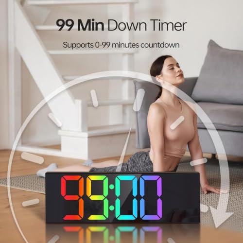 JALL 16.2" Large Digital Wall Clock - Image 7