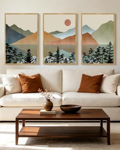 KUVIOKE Landscape Mountain Wall Art 24x36in by KUVIOKE