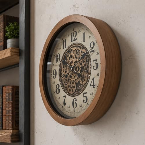Large Real Moving Gears Wall Clocks - Image 2