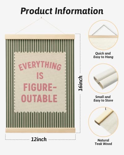 FGFK Positive Affirmations Wall Art Poster Hanger Frame 12x16 Inch - Image 2