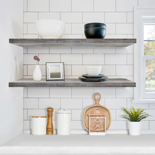 Sorbus Floating Shelves for Wall Storage - Image 2