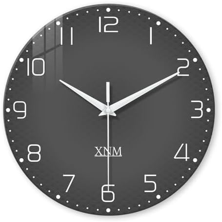 XNM Round Wall Clock Battery Operated 16 Inch by XNMwallclock