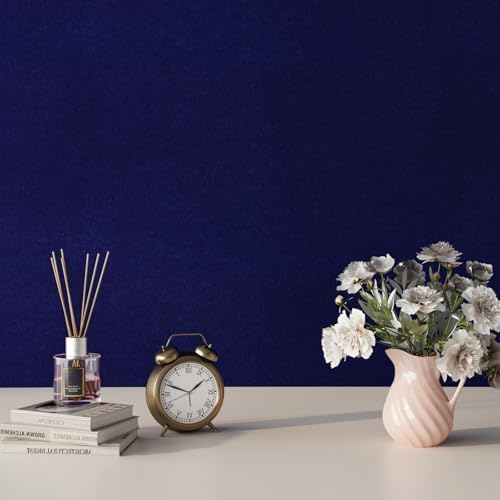 Navy Blue Velvet Fabric Felt Roll - Image 4