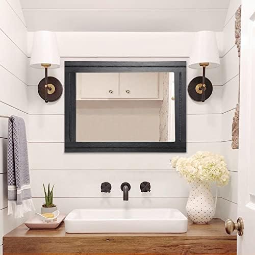 AAZZKANG Wood Framed Mirror Rectangular Mirrors - Image 6