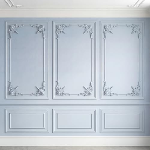 12pcs Corner Wall Molding, Wainscoting Floral Molding - Image 6