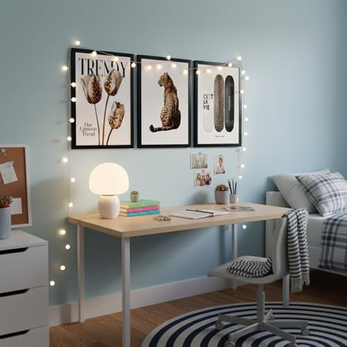 Trendy Leopard Print Wall Art Preppy Aesthetic Stylish Canvas Wall Decor - Image 4