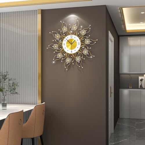 FLEBLE Decorative Large Wall Clocks Modern Clock Silent Battery Operated - Image 4