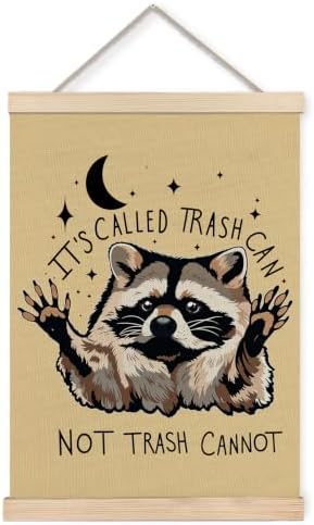 Foritho Funny Beige Motivational Raccoon Poster Wall Art Framed 12x16in by Unknown
