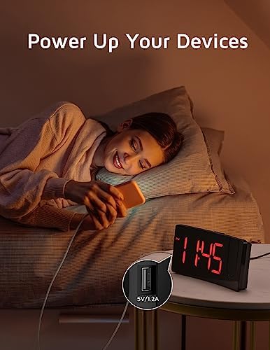 GOLOZA Projection Alarm Clock, Digital Clock - Image 4