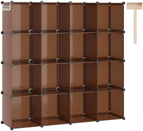 C&AHOME 16 Cube Storage Organizer Cube Shelves Units Storage Cubes by CAHOME