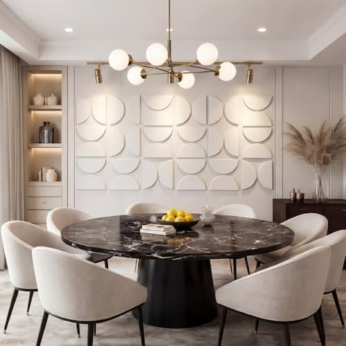 24 Pack Art 3D Wall Panels for Interior Wall Decor Decorative PVC Walls Panels - Image 5
