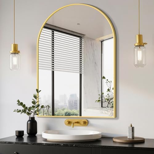 Delma Arched Bathroom Mirror by Delma