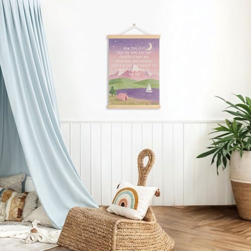DNEULYR Inspirational Pink Christian Wall Art Poster 12x16 Inches - Image 3