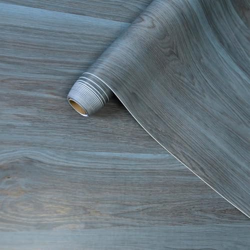BOMENG Wood Grain Contact Paper Vinyl Wallpaper Peel and Stick Desk Wrap by BOMENG