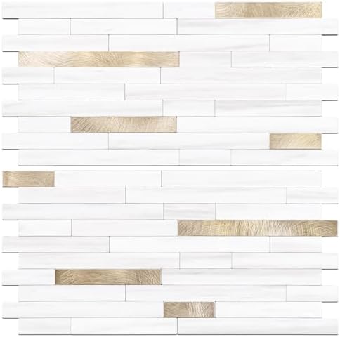 STICKGOO 2 Sheets Peel and Stick Backsplash Tile, Stick on Backsplash by STICKGOO