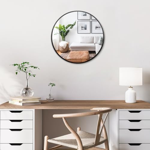 Itrue Round Metal Wall Mirror, 12 Inch by Villacola