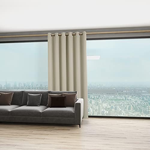 BONZER Room Divider Blackout Curtains, Wide Wall Screen Partitions - Image 4