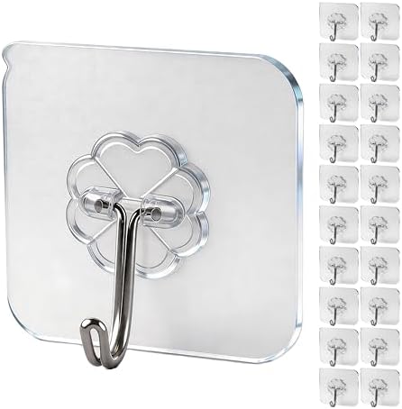Wall Hooks 33 lbs Max Heavy Duty Hooks by WOVU