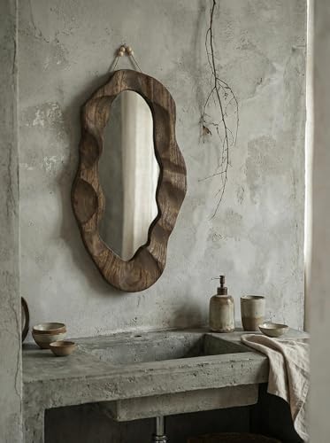 Asymmetrical Mirror Wall Decor Living Room - Image 3
