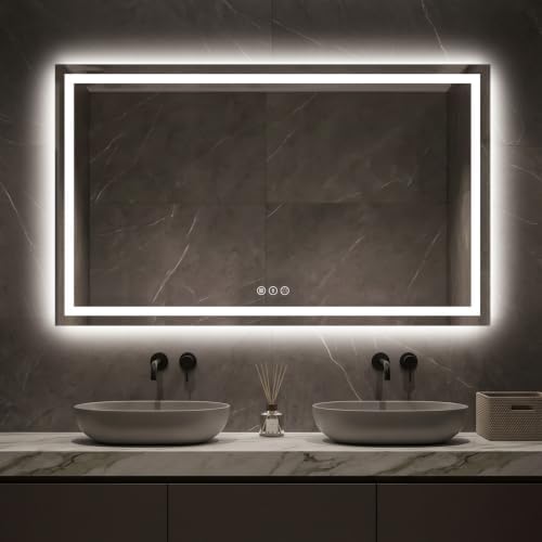 Kosmonia 36x60 Inch LED Bathroom Mirror by Kosmonia
