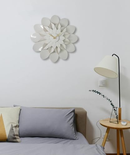 ARCHI Floro - The Blooming Elegance Grey Flower Wall Clock - Image 6