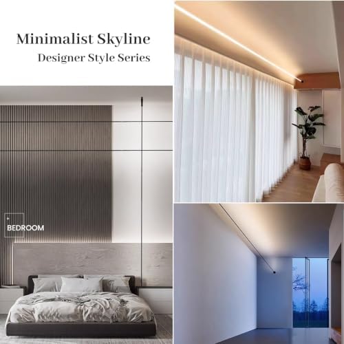 Skyline Steel Strip Light Linear Wall Lamp Strip Family Decoration - Image 3