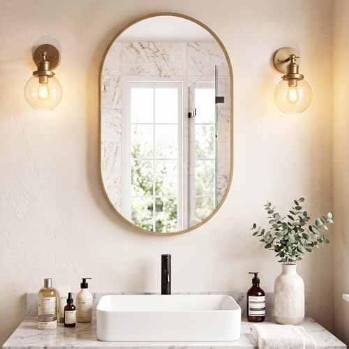 Sweetcrispy Oval Bathroom Wall Mirror, Vanity Mirror, 20x30 Inch by Sweetcrispy