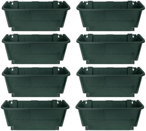 Self-Watering Wall Mounted Planter Set, Indoor and Outdoor Vertical Planter by Unknown