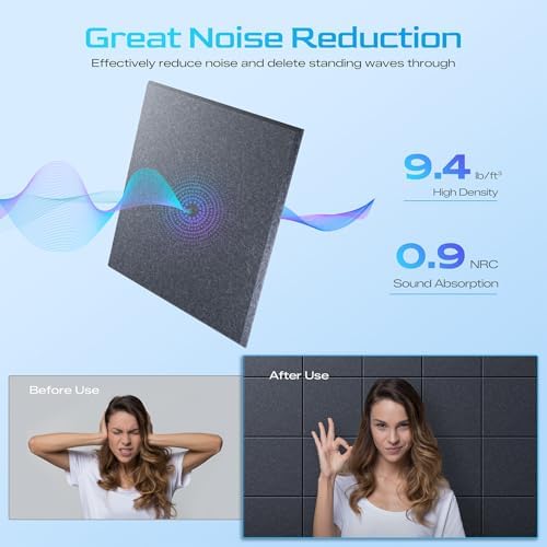 12 Pack Self-Adhesive Sound Proof Foam Panels - Image 3