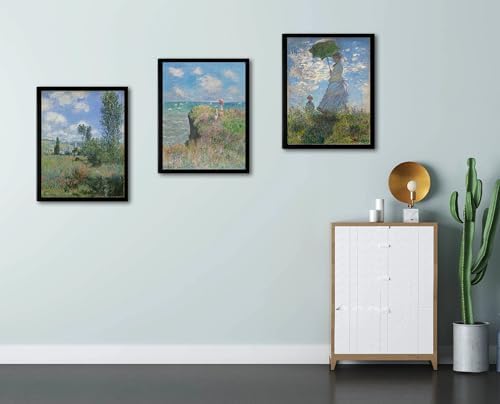Woman with a Parasol by Claude Monet Canvas Wall Art, Oil Painting - Image 4