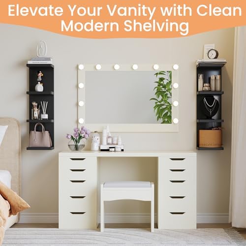 upsimples 4 -Tier Floating Wall Shelf - Image 4