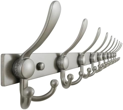 Dseap Coat Rack Wall Mount 37 Inch, Heavy Duty 12-Gauge Base vs Flimsy 1mm by Dseap