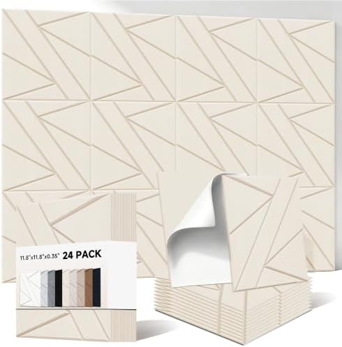 Acoustic Panels, 24 Pack Sound Dampening Panels by AUTORIFIC