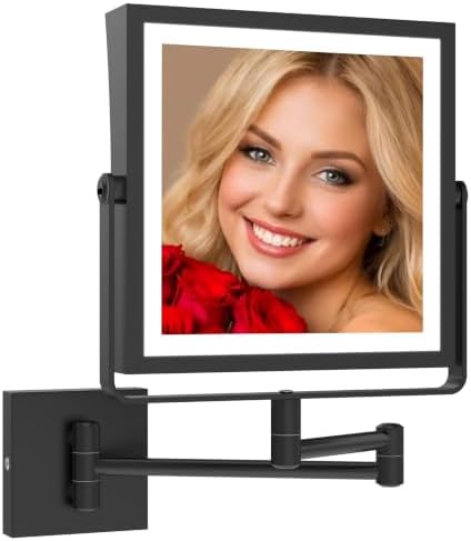 Ruacq Wall Mounted Makeup Mirror by Ruacq