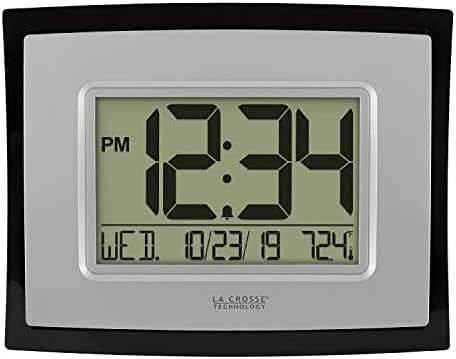 La Crosse Technology Wall/Table Clock, 6.85-inch H x 8.66-inch W x 0.95-inch D by LaCrosseTechnology