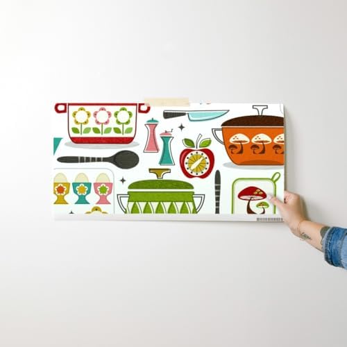 Spoonflower Kitchen Vintage Peel and Stick Removable Wallpaper - Image 7