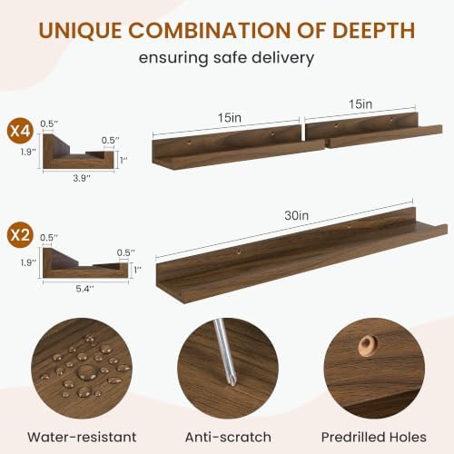 Picture Ledge Shelf, Floating Shelves - Image 3