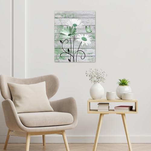 HVEST Country Green Floral Wall Art - Image 5