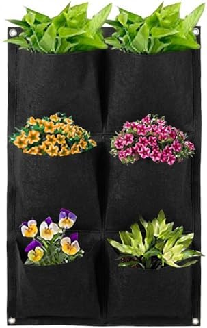 WFIST Vertical Hanging Planter Bag, Breathable Felt Wall Garden Planter by WFIST