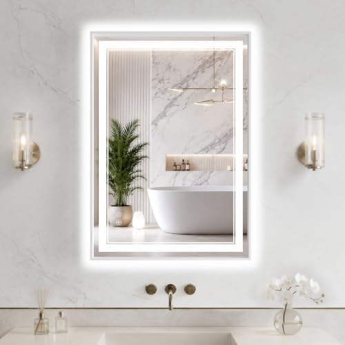 24"x36" LED Bathroom Mirror by FLYECHO