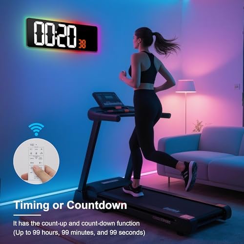 17.3" Large Digital Wall Clock Timer Alarm Clock - Image 5