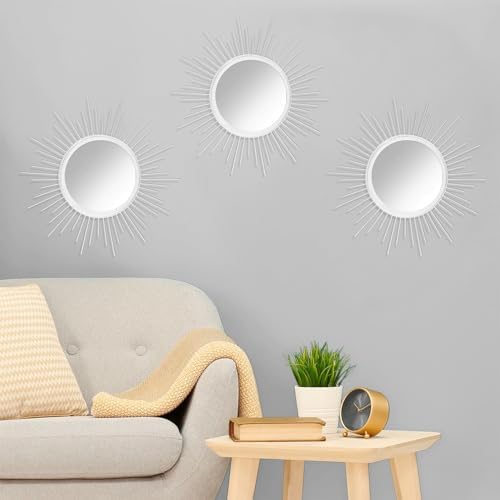 Mirror Wall Decor White Mirrors - Image 3