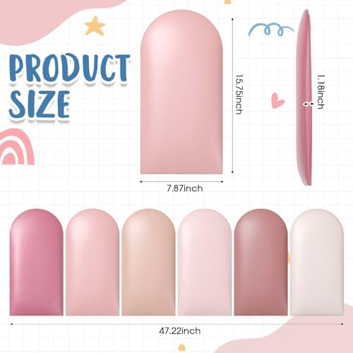 Jetec 6 Pcs Kids Wall Padding Panels, 1.18 Inch Thick Foam Wall Protector - Image 2