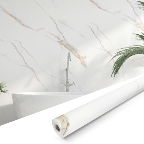 Marble Peel and Stick Waterproof Wall Paneling, Covers 38.75 Sq. Ft. by premiumqualitypeelandsticktile