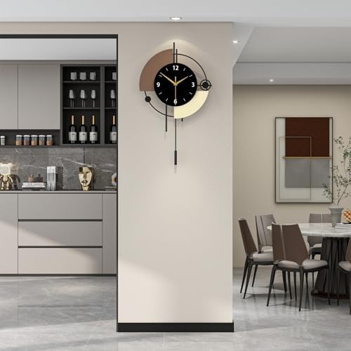 FLEBLE Analog Clock Silent Modern Large Wall Clocks - Image 3