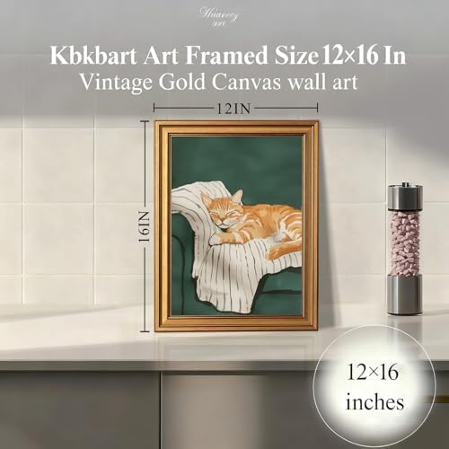 KBKBART Vintage Gold Framed Wall Art - Image 3