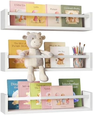 Fixwal Floating Nursery Book Shelves by Fixwal